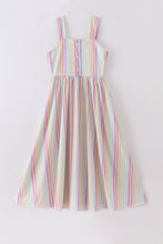 Multicolored stripe women dress - ARIA KIDS