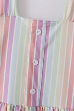 Multicolored stripe women dress - ARIA KIDS