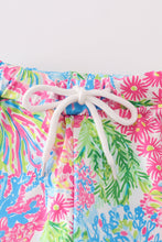 Pink tropical boy swim trunk - ARIA KIDS