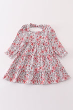 Pink floral print dress - ARIA KIDS