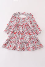 Pink floral print dress - ARIA KIDS