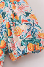 Citrus Bloom print mom dress - ARIA KIDS