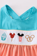 Multicolored character embroidery girl set - ARIA KIDS