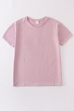 Purple blank basic t-shirt Adult Kids and baby bubble - ARIA KIDS