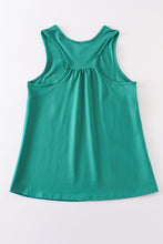 Teal blank basic kids teens adult tank top - ARIA KIDS