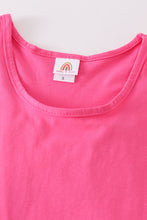 Hot pink blank basic kids teens adult tank top - ARIA KIDS