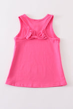 Hot pink blank basic kids teens adult tank top - ARIA KIDS