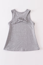 Heather grey blank basic kids teens adult tank top - ARIA KIDS