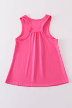 Hot pink blank basic kids teens adult tank top - ARIA KIDS