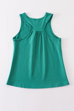 Teal blank basic kids teens adult tank top - ARIA KIDS