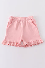 Pink basic ruffle shorts - ARIA KIDS