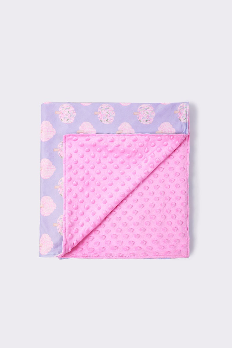 Pink pumpkin baby blanket - ARIA KIDS