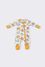 Mustard pumpkin boy romper - ARIA KIDS