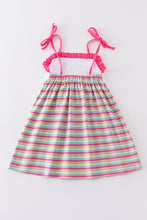 Premium Easter egg stripe strap dress - ARIA KIDS