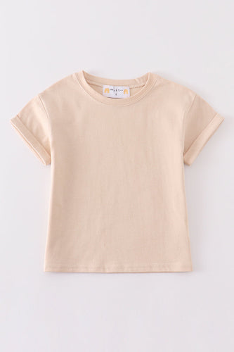 Premium Apricot basic T-shirt - ARIA KIDS