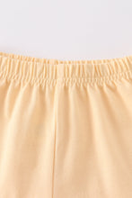 Premium Yellow basic ruffle shorts - ARIA KIDS