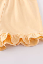 Premium Yellow basic ruffle shorts - ARIA KIDS