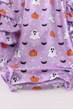 Premium Purple halloween print girl bubble - ARIA KIDS