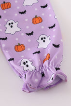 Premium Purple halloween print girl bubble - ARIA KIDS