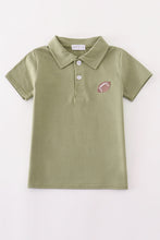 Premium Sage football embroidery boy shirt - ARIA KIDS