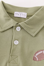 Premium Sage football embroidery boy shirt - ARIA KIDS