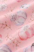 Pink pumpkin print ruffle blanket - ARIA KIDS