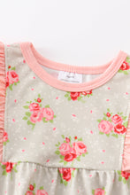 Pink floral print girl bubble - ARIA KIDS