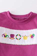 Mardi Gras embroidery boy set - ARIA KIDS