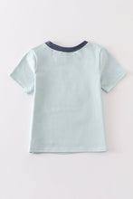 Green excavator applique boy top - ARIA KIDS