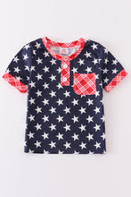 Patriotic star print boy top - ARIA KIDS