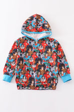 Blue character boy hoodie - ARIA KIDS