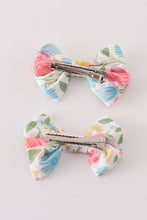 Floral print hair bow - ARIA KIDS