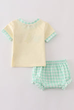 Yellow character french knot baby boy set - ARIA KIDS