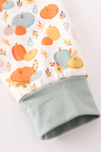 Green pumpkin boy hoodie set - ARIA KIDS