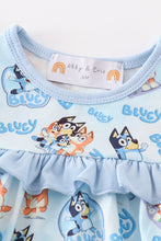 Blue character girl ruffle bubble - ARIA KIDS