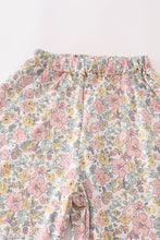 Pink floral print mom pajamas pants - ARIA KIDS