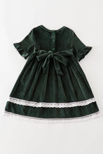 Forest velvet lace dress - ARIA KIDS