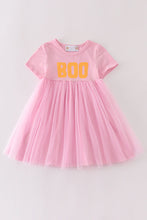 Pink boo sequin dress - ARIA KIDS