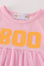 Pink boo sequin dress - ARIA KIDS