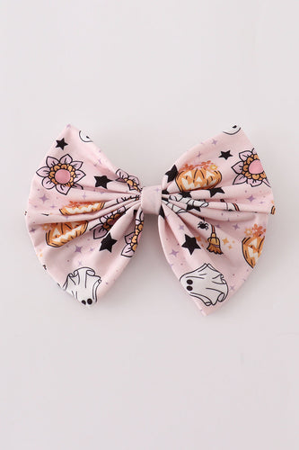 Pink halloween hair bow - ARIA KIDS