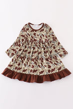 Camouflage print ruffle dress - ARIA KIDS