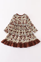 Camouflage print ruffle dress - ARIA KIDS