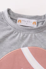 Grey football applique boy top - ARIA KIDS