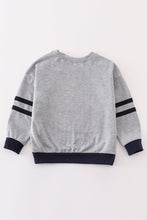 Grey football applique boy top - ARIA KIDS