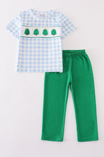 Green christmas tree french knot boy set - ARIA KIDS