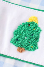 Green christmas tree french knot boy set - ARIA KIDS