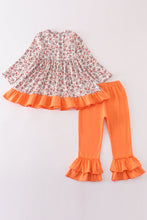 Coral floral cow applique girl set - ARIA KIDS