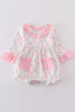 Pink floral ruffle girl bubble - ARIA KIDS