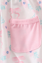 Pink floral ruffle girl bubble - ARIA KIDS