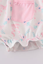 Pink floral ruffle girl bubble - ARIA KIDS